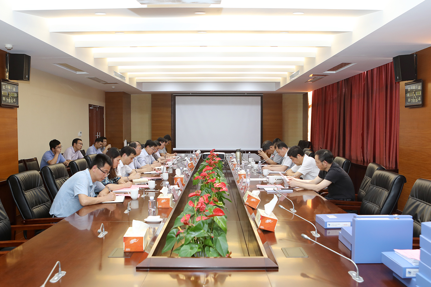 专家反馈会现场